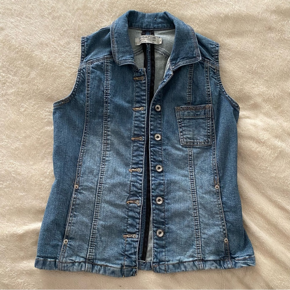 Denim vest women’s size 4